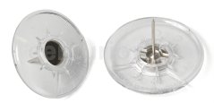 Ihla 20 mm hladká, Ostra TED Shell F25 transparentná 25 mm pevná hlava