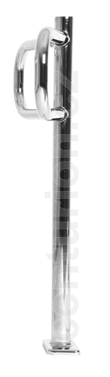 Otočný kříž chrom 1080mm/D60(otáčení proti směru hodinových ručiček, obdélníková základna)
