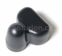 Pevná etiketa MICRO RF 8,2 MHz 25x23 mm čierna, zámok štandard