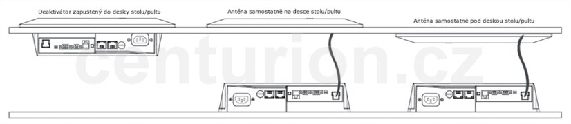 Deaktivátor samolepek Nexus AM 58 kHz stříbrný