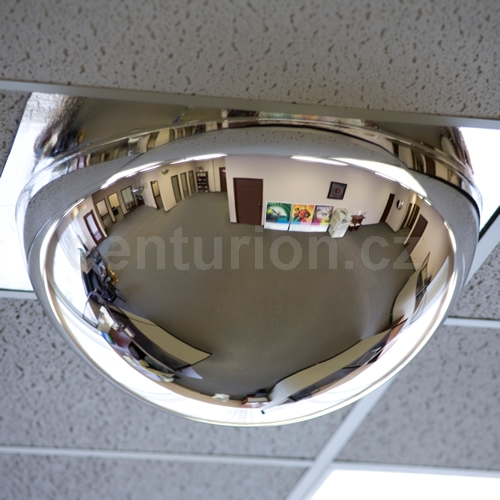 Polokulové interiérové zrcadlo do podhledu - Průměr zrcadla: 60 cm