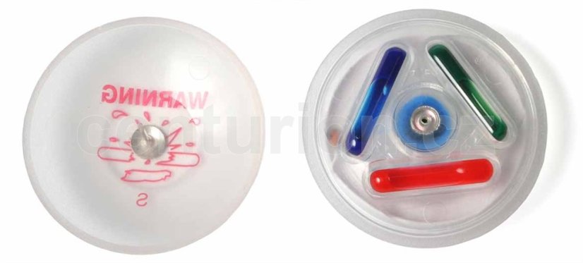 Pevná etiketa GOLF INK AM 58 kHz 54 mm transparentní, inkoust 3 barvy, super zámek