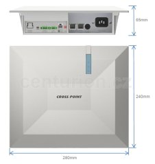 Deaktivátor samolepiek Nexus AM 58 kHz strieborný