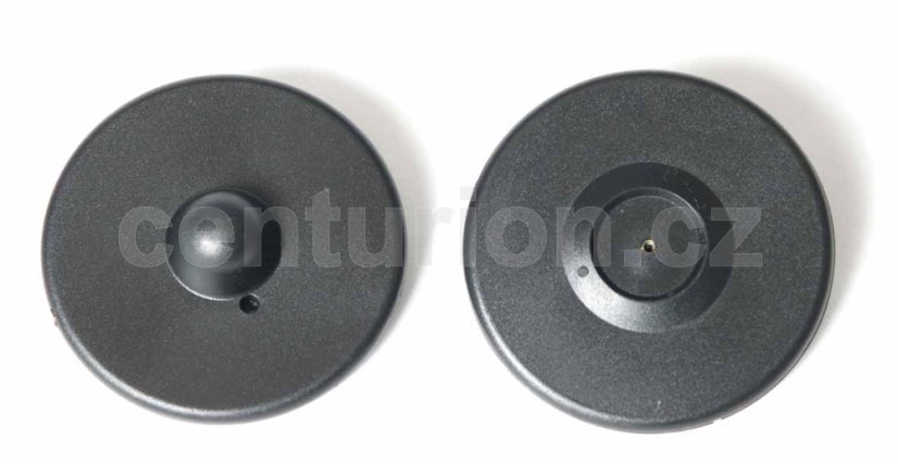 Pevná etiketa ALFA RF 8,2 MHz 58 mm černá, standard zámek