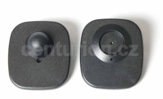 Pevná etiketa BETA RF 8,2 MHz 48x42 mm čierna, zámok štandard