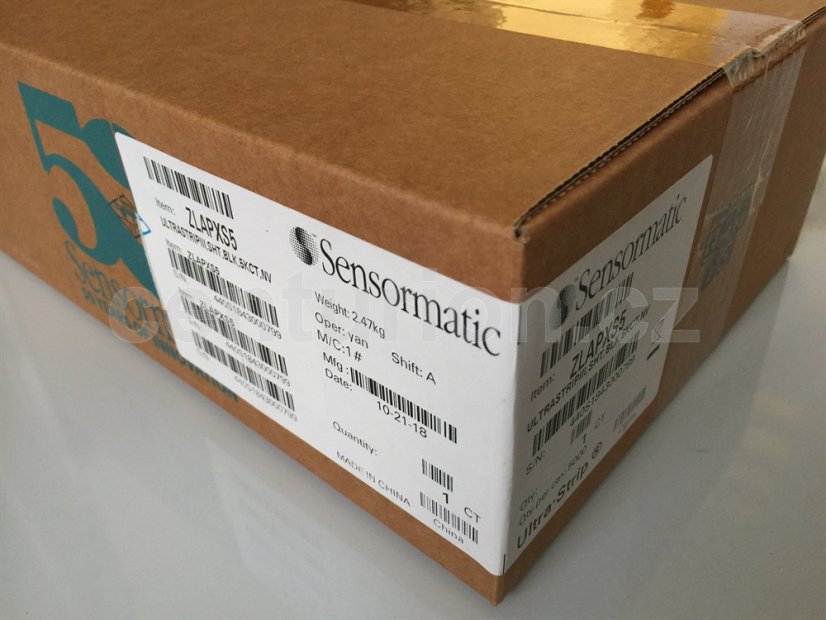 Samolepící etiketa DR AM 58 kHz 10x45 mm deaktivovatelná, černá