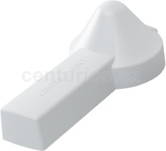 Pevná etiketa OSTRA F25 AM 58 kHz bílá, Supercode zámek