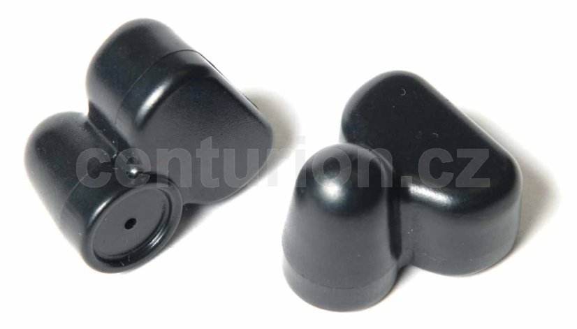 Pevná etiketa MICRO RF 8,2 MHz 25x23 mm černá, standard zámek