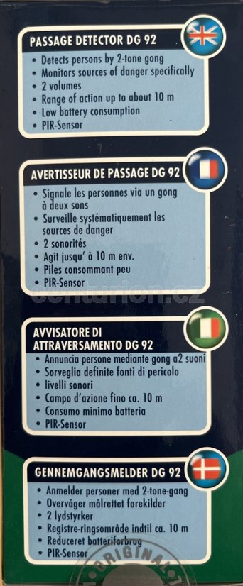 Hlásič vstupu DG92