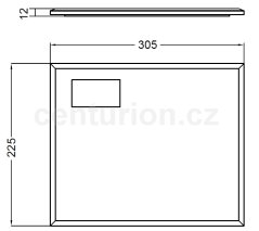 Deaktivační deska A k deaktivátoru Stead černá
