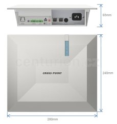 Deaktivátor samolepek Nexus AM 58 kHz stříbrný