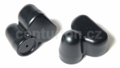 Pevná etiketa MICRO RF 8,2 MHz 25x23 mm čierna, zámok štandard