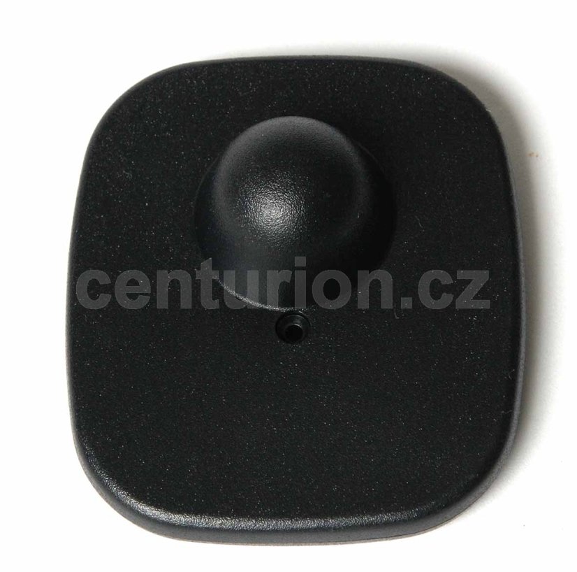 Pevná etiketa BETA RF 8,2 MHz 48x42 mm čierna, zámok štandard
