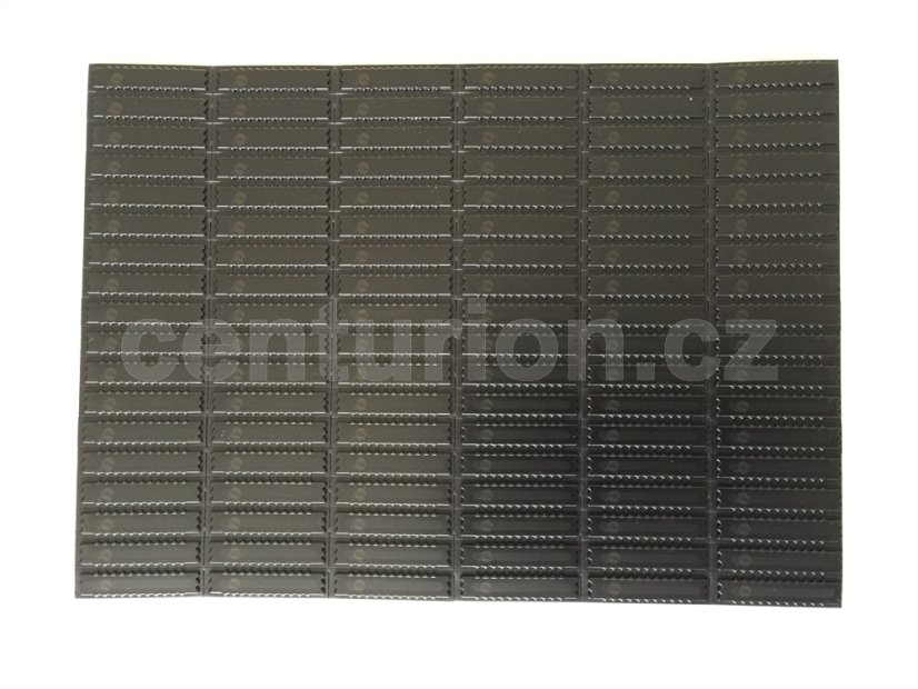 Samolepící etiketa DR AM 58 kHz 10x45 mm deaktivovatelná, černá