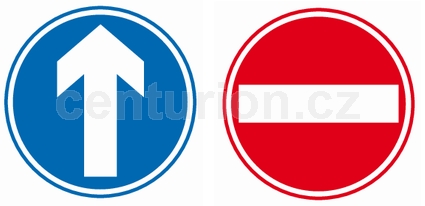 Informační tabule Vstup / Zákaz vstupu