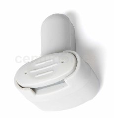 Pevná etiketa na okuliare RF 8,2 MHz 39x28 mm sivá, vr. ihly, štandard zámok