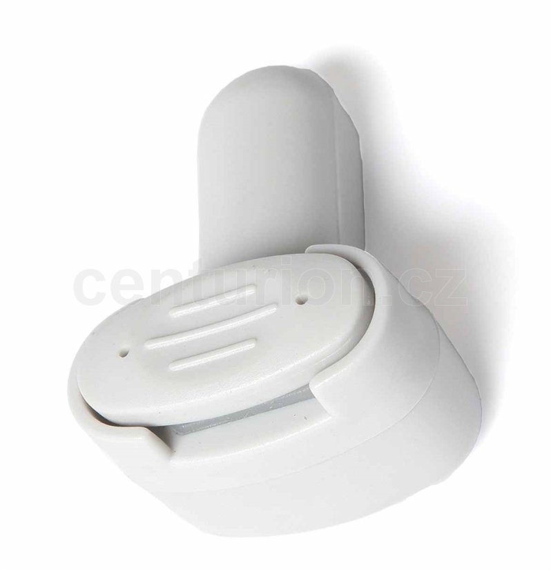Pevná etiketa na okuliare RF 8,2 MHz 39x28 mm sivá, vr. ihly, štandard zámok